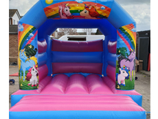 Image of a unicorn bouncy castle - Broadstairs Bouncy Castles